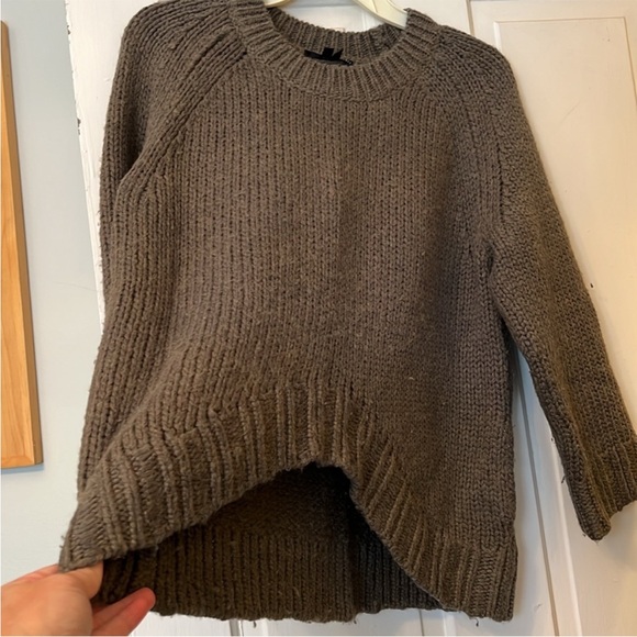 Theyskins Theory Cozy army green Knit Sweater - Picture 4 of 16